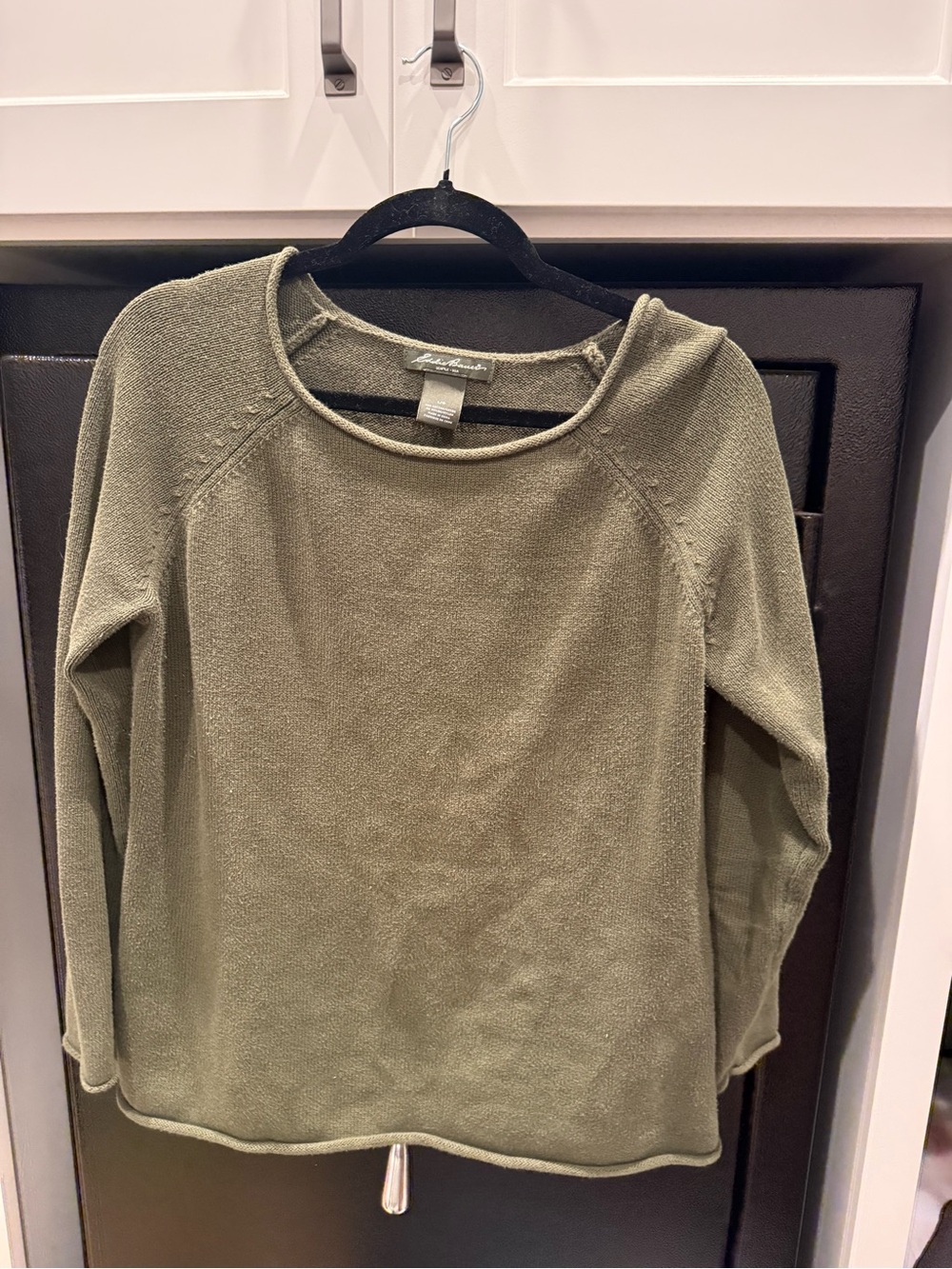 Eddie Bauer Olive Green Crewneck Sweater